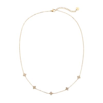 Golden Clover Necklace