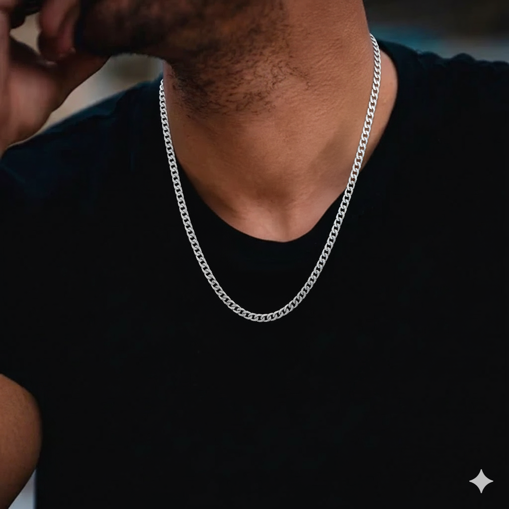 Men's Uranus Necklace in Stainless Steel