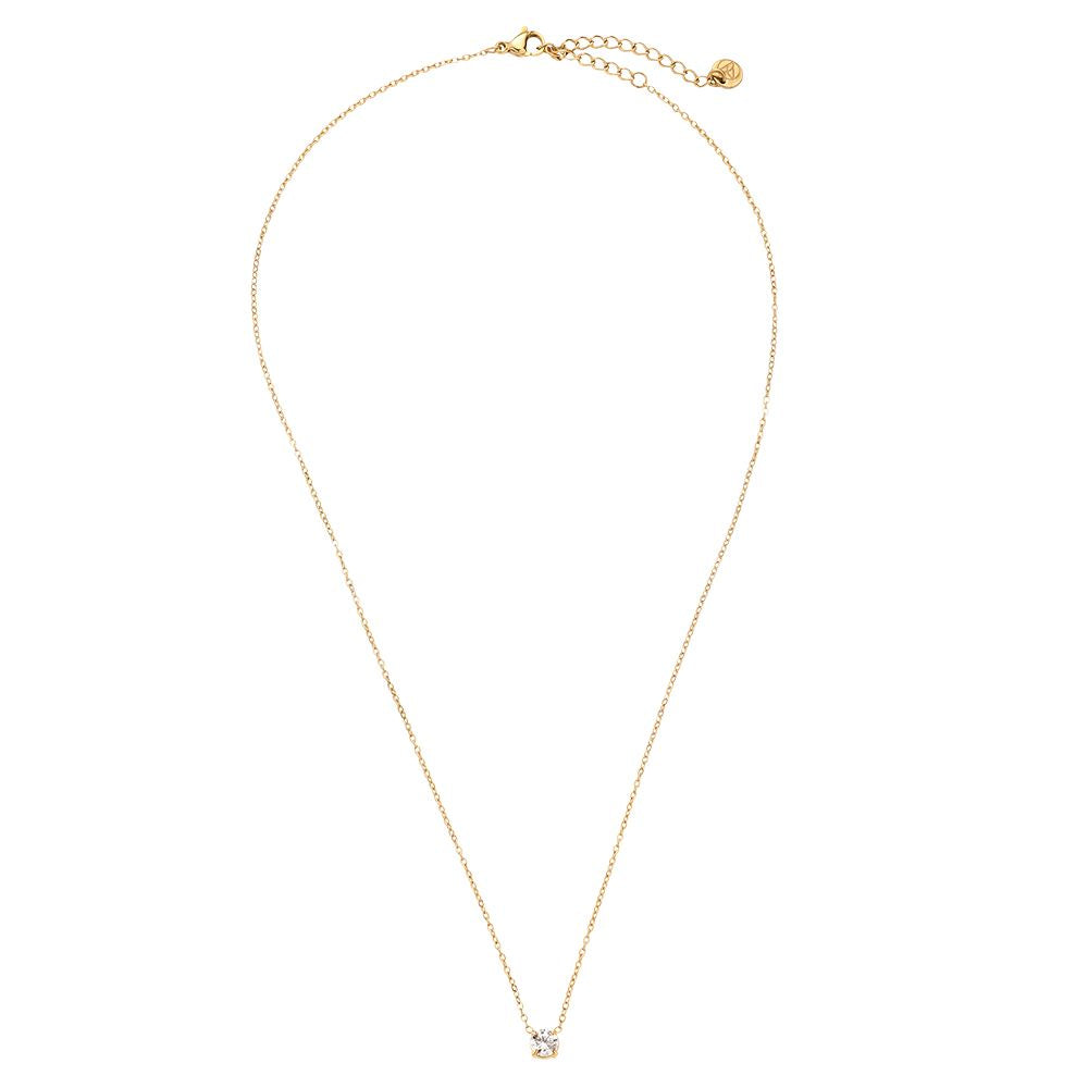 Necklace with Small Zirconia