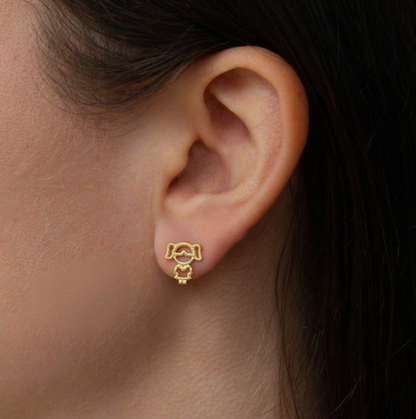 Small Gold Earrings for Girls