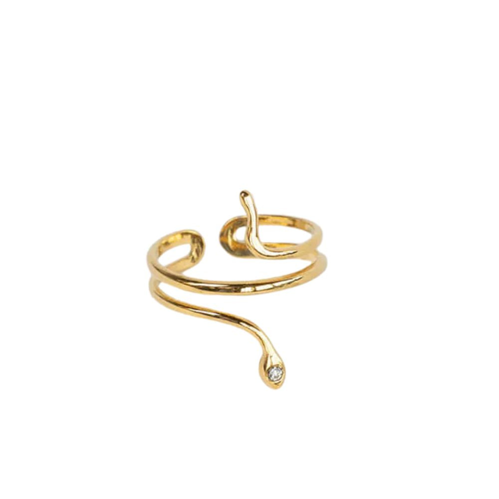Adjustable Double Layer Snake Ring