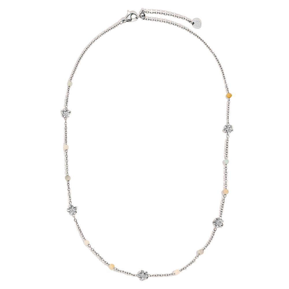 Necklace with mini flowers and balls