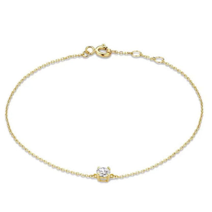 Bracelet with Shiny Zirconia