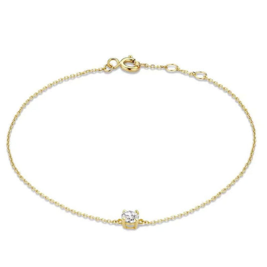 Bracelet with Shiny Zirconia