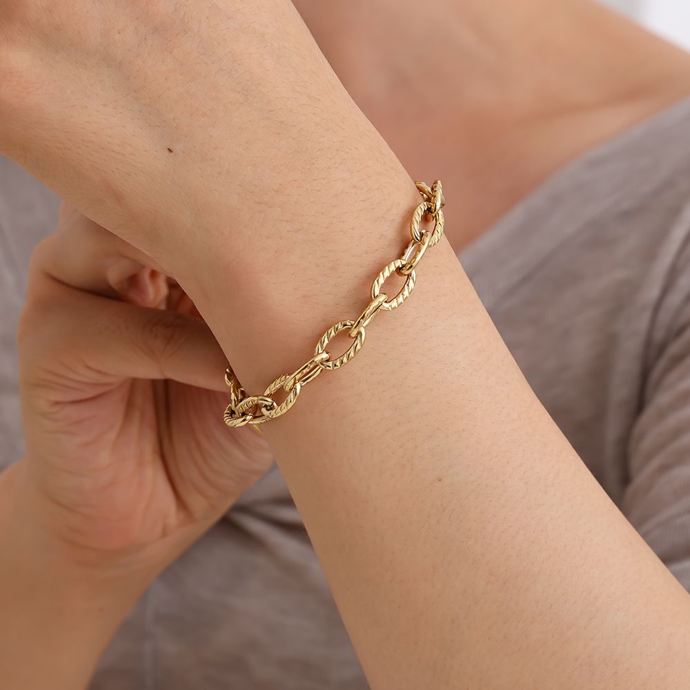 Gold Link Bracelet