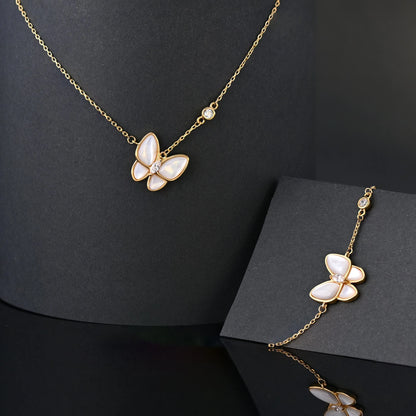 Mother of Pearl Butterfly Bracelet