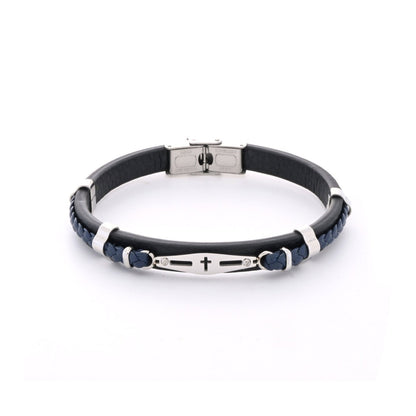 Alpha Men's Stainless Steel Bracelet 