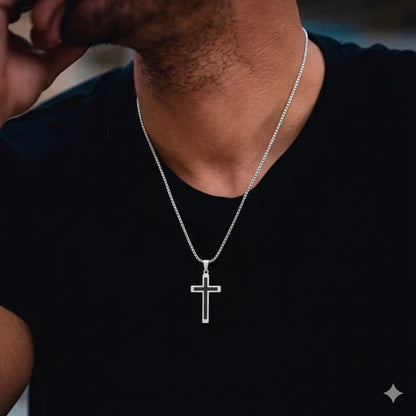 Men's Hero Necklace in Stainless Steel