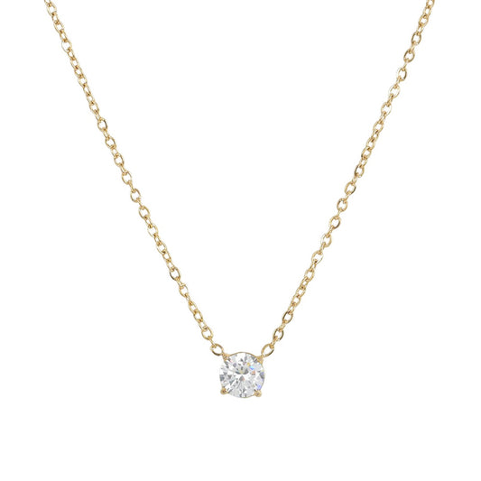 Necklace with Small Zirconia